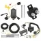 Trailer Hitch 7 Way RV Wiring Kit For 07-09 Hyundai Santa Fe w/ Tow Prep Package 10-12 w/ OEM Tow Package Plug Prong Pin Brake Control Ready
