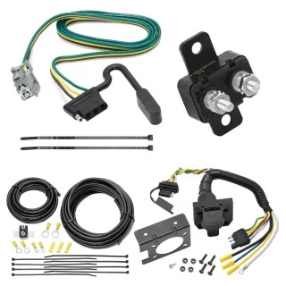Trailer Hitch 7 Way RV Wiring Kit For 10-17 Chevy Equinox GMC Terrain w/ OEM Tow Package Plug Prong Pin Brake Control Ready