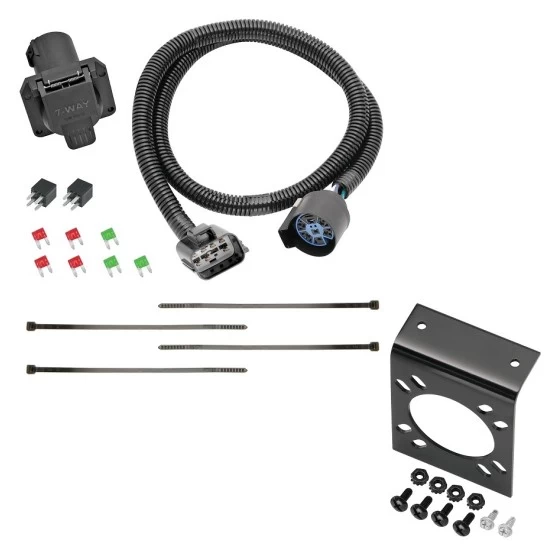 Tow Harness Wiring Package (7-Way) 7-Way Mounting Bracket 118271 20212 Tekonsha 7-Way RV Trailer Wiring Harness Mounting Bracket 2018 Traverse Limited 13-17 Chevy Traverse Buick Enclave GMC Acadia 13 14 15 16 17 18 2013 2014 2015 2016 2017 2018 7-Way RV Trailer Wiring Harness w/ Mounting Bracket For 2018 Traverse Limited 13-17 Chevy Traverse Buick Enclave GMC Acadia