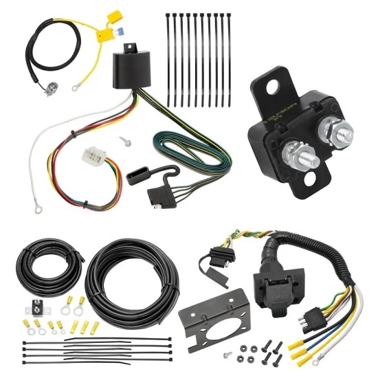 118277 85343 20506 7012A Tekonsha Trailer Hitch 7 Way RV Wiring Kit 16-17 Mitsubishi Outlander Except Sport Plug Prong Pin Brake Control Ready 16 17 18 19 20 21 2016 2017 2018 2019 2020 2021 Trailer Hitch 7 Way RV Wiring Kit For 16-17 Mitsubishi Outlander Except Sport Plug Prong Pin Brake Control Ready