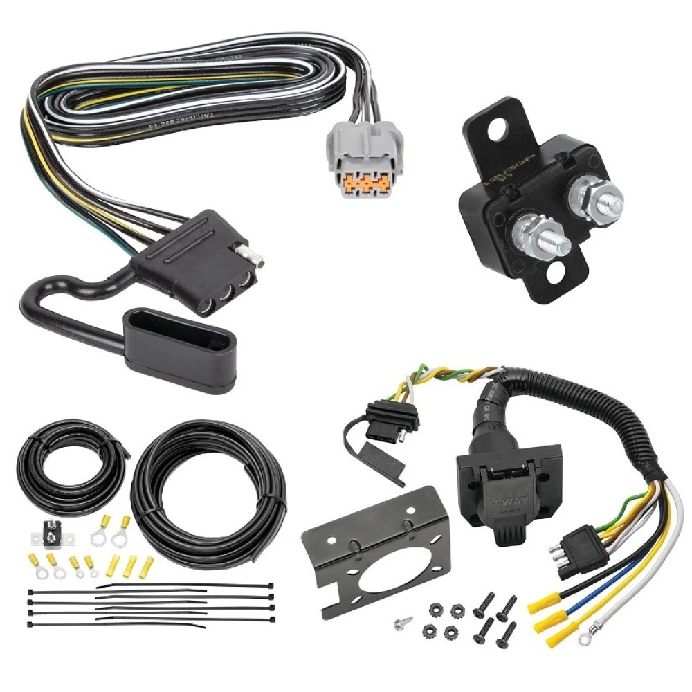 118294 85343 20506 7012A Tekonsha Trailer Hitch 7 Way RV Wiring Kit 22-23 Nissan Pathfinder 22 Infiniti QX60 Plug Prong Pin Brake Control Ready 22 23 2022 2023 Trailer Hitch 7 Way RV Wiring Kit For 22-23 Nissan Pathfinder 22 Infiniti QX60 Plug Prong Pin Brake Control Ready