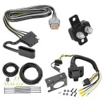 118294 85343 20506 7012A Tekonsha Trailer Hitch 7 Way RV Wiring Kit 22-23 Nissan Pathfinder 22 Infiniti QX60 Plug Prong Pin Brake Control Ready 22 23 2022 2023 Trailer Hitch 7 Way RV Wiring Kit For 22-23 Nissan Pathfinder 22 Infiniti QX60 Plug Prong Pin Brake Control Ready
