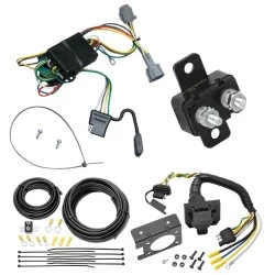 Trailer Hitch 7 Way RV Wiring Kit For 98-04 Nissan Frontier Plug Prong Pin Brake Control Ready
