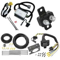 Trailer Hitch 7 Way RV Wiring Kit For 2000 Toyota Tundra Plug Prong Pin Brake Control Ready