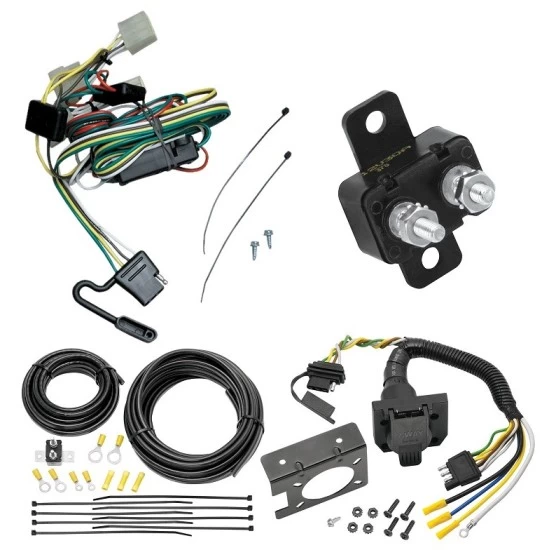 Trailer Hitch 7 Way RV Wiring Kit For 95-04 Toyota Tacoma 1995 Mid-Year Model Plug Prong Pin Brake Control Ready