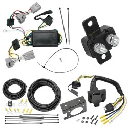 Trailer Hitch 7 Way RV Wiring Kit For 05-06 Jeep Grand Cherokee Plug Prong Pin Brake Control Ready