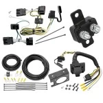 Trailer Hitch 7 Way RV Wiring Kit For 05-09 Chevy Uplander Pontiac Montana 05-07 Buick Terraza Saturn Relay Plug Prong Pin Brake Control Ready