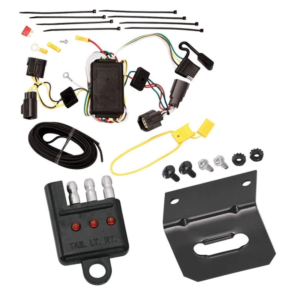 Plug and Play T-One Wiring Harness Connector 4-Flat Mounting Bracket 4-Flat Car End Tester w/ LED Display 118402 118144 20114 Tekonsha Trailer Wiring and Bracket Light Tester 05-08 Dodge Magnum Plug Play 4-Flat Harness 05 06 07 08 2005 2006 2007 2008 Trailer Wiring and Bracket w/ Light Tester For 05-08 Dodge Magnum Plug & Play 4-Flat Harness