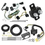 Trailer Hitch 7 Way RV Wiring Kit For 98-06 Jeep Wrangler TJ Plug Prong Pin Brake Control Ready