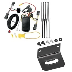 Trailer Wiring and Bracket For 06-14 KIA Sedona 07-08 Hyundai Entourage Plug & Play 4-Flat Harness