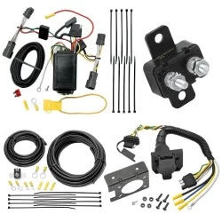 Trailer Hitch 7 Way RV Wiring Kit For 06-14 KIA Sedona 07-08 Hyundai Entourage Plug Prong Pin Brake Control Ready