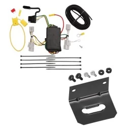 Trailer Wiring and Bracket For 06-12 Toyota RAV4 Plug & Play 4-Flat Harness