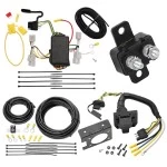 Trailer Hitch 7 Way RV Wiring Kit For 06-12 Toyota RAV4 Plug Prong Pin Brake Control Ready