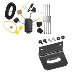 Trailer Wiring and Bracket For 06-12 Ford Fusion Plug & Play 4-Flat Harness