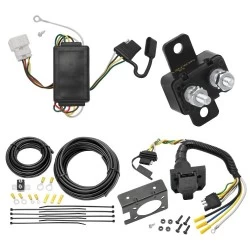 Trailer Hitch 7 Way RV Wiring Kit For 07-11 Honda CR-V Plug Prong Pin Brake Control Ready