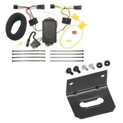 Trailer Wiring and Bracket For 08-10 Saturn Vue 2012 Chevy Captiva Sport 4-Plug & Play 4-Flat Harness