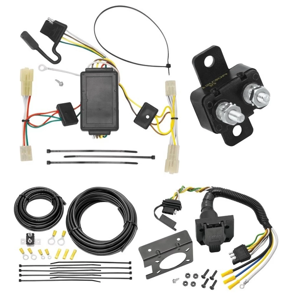 Trailer Hitch 7 Way RV Wiring Kit For 99-13 Suzuki Grand Vitara Plug Prong Pin Brake Control Ready