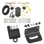 Trailer Wiring and Bracket w/ Light Tester For 09-14 Toyota Matrix 11-15 Scion xB 09-10 Pontiac Vibe Plug & Play 4-Flat Harness
