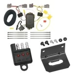 Trailer Wiring and Bracket w/ Light Tester For 01-10 Volvo V70 Plug & Play 4-Flat Harness