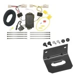 Trailer Wiring and Bracket For 12-14 Subaru Impreza Sedan Plug & Play 4-Flat Harness