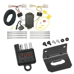 Trailer Wiring and Bracket w/ Light Tester For 12-14 Subaru Impreza Sedan Plug & Play 4-Flat Harness