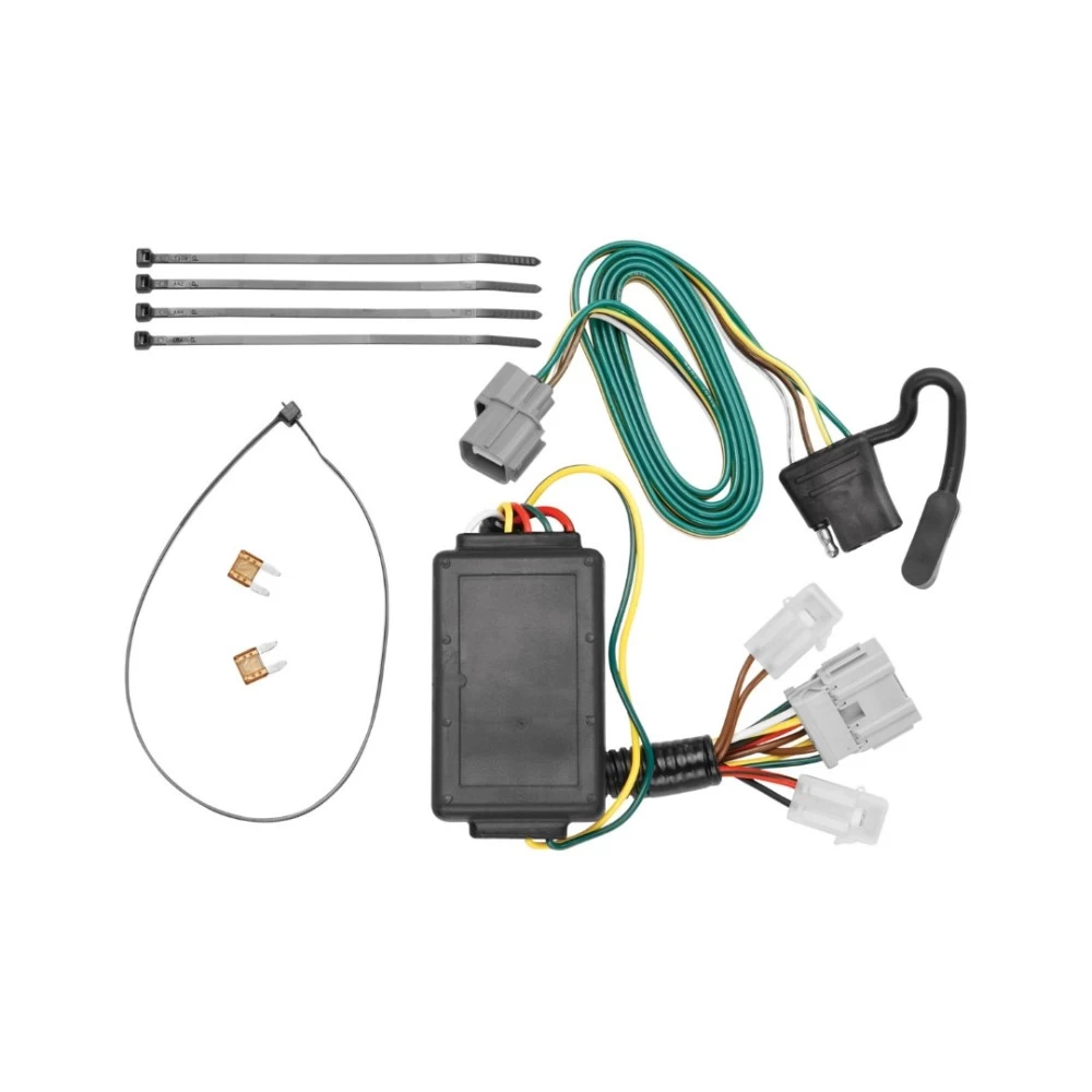 Trailer Hitch 7 Way RV Wiring Kit For 07-11 Honda Element Plug Prong Pin Brake Control Ready