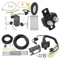 Trailer Hitch 7 Way RV Wiring Kit For 04-12 Lexus RX330 RX350 Plug Prong Pin Brake Control Ready