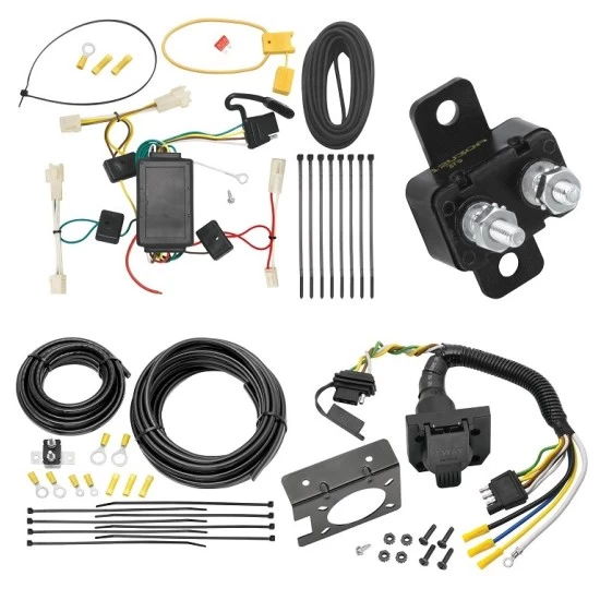 Trailer Hitch 7 Way RV Wiring Kit For 04-12 Lexus RX330 RX350 Plug Prong Pin Brake Control Ready