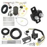 Trailer Hitch 7 Way RV Wiring Kit For 07-12 Lexus ES350 Plug Prong Pin Brake Control Ready