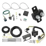Trailer Hitch 7 Way RV Wiring Kit For 09-11 Honda Pilot 09-14 Ridgeline Plug Prong Pin Brake Control Ready