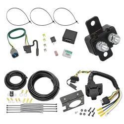 Trailer Hitch 7 Way RV Wiring Kit For 09-11 Honda Pilot 09-14 Ridgeline Plug Prong Pin Brake Control Ready