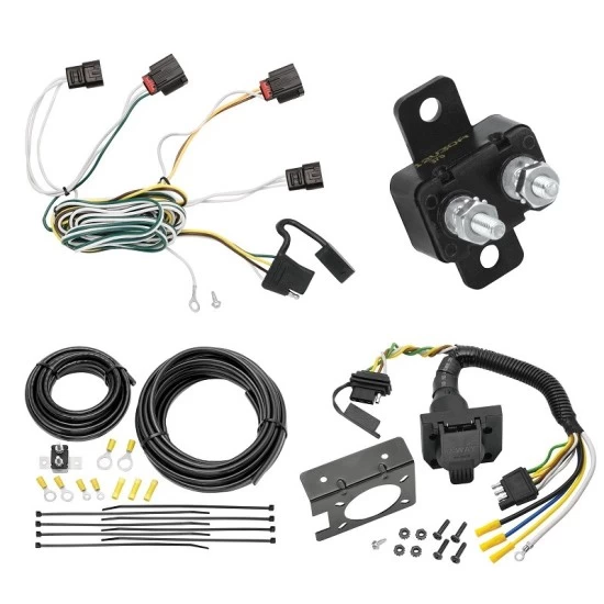 118495 85343 20506 7012A Tekonsha Trailer Hitch 7 Way RV Wiring Kit 2010 Dodge Journey Plug Prong Pin Brake Control Ready Trailer Hitch 7 Way RV Wiring Kit For 2010 Dodge Journey Plug Prong Pin Brake Control Ready