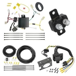 Trailer Hitch 7 Way RV Wiring Kit For 11-14 Toyota Sienna 15-20 SE Only Plug Prong Pin Brake Control Ready