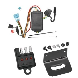 Trailer Wiring and Bracket w/ Light Tester For 07-12 Acura RDX 10-12 Honda Accord Crosstour Plug & Play 4-Flat Harness