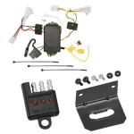 Trailer Wiring and Bracket w/ Light Tester For 04-15 Toyota Prius 12-15 Plug-In Hybrid Plug & Play 4-Flat Harness
