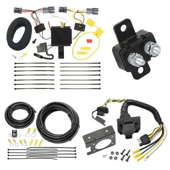 Trailer Hitch 7 Way RV Wiring Kit For 11-13 KIA Sorento 4 Cyl Plug Prong Pin Brake Control Ready