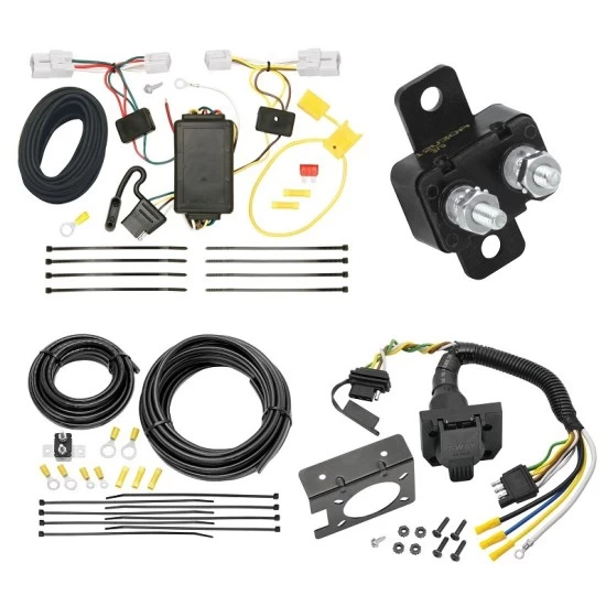 118517 85343 20506 7012A Tekonsha Trailer Hitch 7 Way RV Wiring Kit 07-11 Toyota Yaris Sedan Plug Prong Pin Brake Control Ready 07 08 09 10 11 2007 2008 2009 2010 2011 Trailer Hitch 7 Way RV Wiring Kit For 07-11 Toyota Yaris Sedan Plug Prong Pin Brake Control Ready