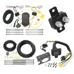 Trailer Hitch 7 Way RV Wiring Kit For 06-17 Mazda 5 07-15 CX-9 Plug Prong Pin Brake Control Ready