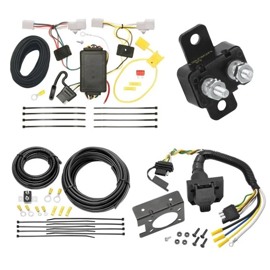 Trailer Hitch 7 Way RV Wiring Kit For 06-17 Mazda 5 07-15 CX-9 Plug Prong Pin Brake Control Ready