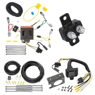 Trailer Hitch 7 Way RV Wiring Kit For 13-16 Mazda CX-5 2016 Mid-Year Plug Prong Pin Brake Control Ready