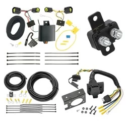 Trailer Hitch 7 Way RV Wiring Kit For 10-13 Ford Transit Connect Plug Prong Pin Brake Control Ready