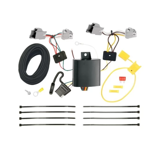Trailer Wiring and Bracket w/ Light Tester For 20-25 Ford Explorer 10-19 Taurus Plug & Play 4-Flat Harness