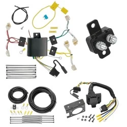 Trailer Hitch 7 Way RV Wiring Kit For 15-20 Toyota Sienna Except SE Plug Prong Pin Brake Control Ready