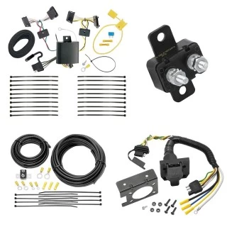 Trailer Hitch 7 Way RV Wiring Kit For 07-13 Mercedes Freightliner Dodge Sprinter 2500 3500 Plug Prong Pin Brake Control Ready