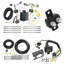 Trailer Hitch 7 Way RV Wiring Kit For 13-16 Chevy Trax 17-22 w/o LED Taillights Plug Prong Pin Brake Control Ready