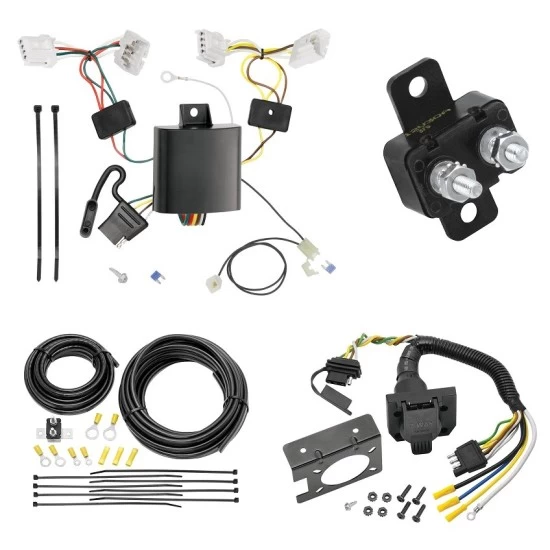 Trailer Hitch 7 Way RV Wiring Kit For 15-26 Nissan Murano Plug Prong Pin Brake Control Ready