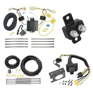 118661 85343 20506 7012A Tekonsha Trailer Hitch 7 Way RV Wiring Kit 15-22 Toyota Yaris Hatchback Plug Prong Pin Brake Control Ready 15 16 17 18 19 20 21 22 2015 2016 2017 2018 2019 2020 2021 2022 Trailer Hitch 7 Way RV Wiring Kit For 15-22 Toyota Yaris Hatchback Plug Prong Pin Brake Control Ready