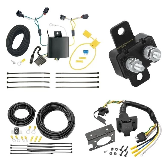 Trailer Hitch 7 Way RV Wiring Kit For 11-17 VW Touareg Plug Prong Pin Brake Control Ready
