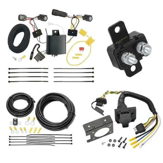 Trailer Hitch 7 Way RV Wiring Kit For 15-19 Ford Focus Hatchback Plug Prong Pin Brake Control Ready