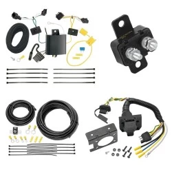 Trailer Hitch 7 Way RV Wiring Kit For 12-17 VW Tiguan 2018 Limited Plug Prong Pin Brake Control Ready